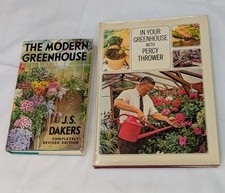 2 Gardening Books Bundle Hardback Modern Greenhouse Garden Potting Plants