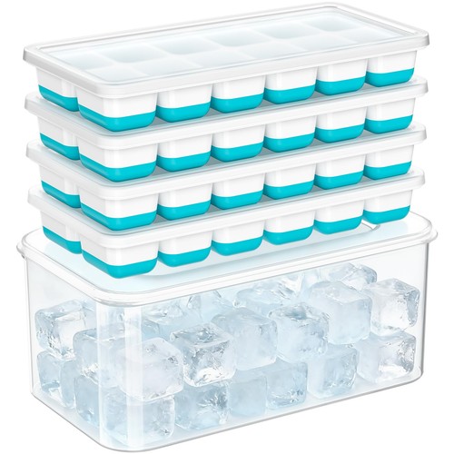 Ice cube tray with lid - bin,