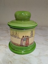 Vintage Royal Doulton Dutch A Harlem Series Lidded Tobacco Jar