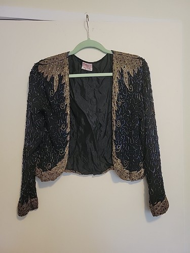 Vintage beaded silk - vintage,