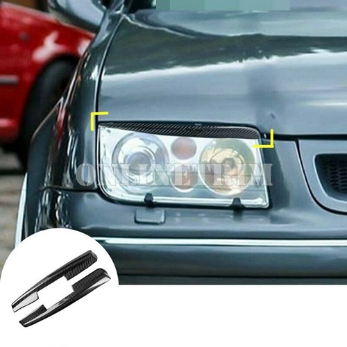 Carbon fiber headlight eyebrow - carbon,