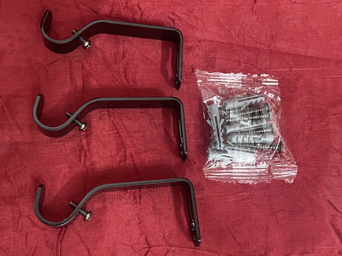 Curtain brackets heavy metal - brackets,