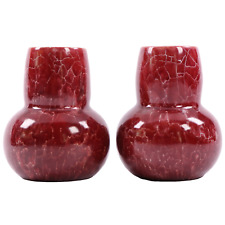 Arts Crafts Art Pottery Vases Linthorpe Chinese Sung de Boeuf Manner Circa 1890