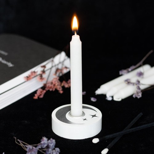 Mystical moon spell candle - moon,