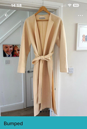 Acne studios cream long wrap - acne,