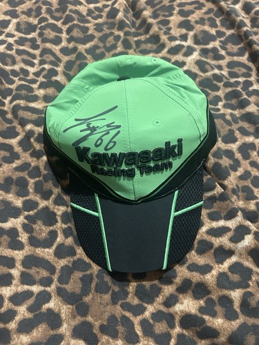 Kawasaki racing cap signed - cap,