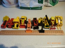 Matchbox type construction vehicles various manufactures 10 IN TOTAL