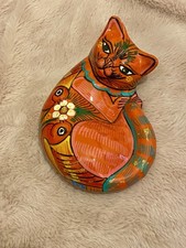 Vintage Mexican TALAVERA Cat