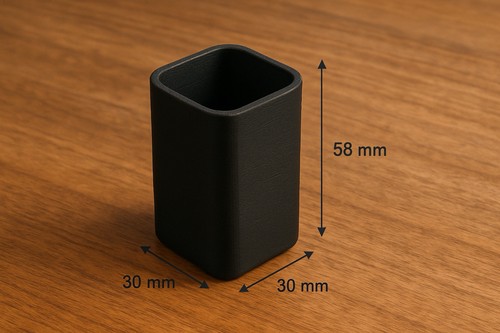 Printed mini desktop trash - 3d,