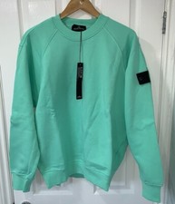 Mens Stone Island Green Shadow Project  Sweatshirt Jumper  Cardigan Size Large 