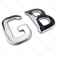 Stainless Steel GB Badge Self Adhesive MINI One Cooper S SD Clubman Countryman