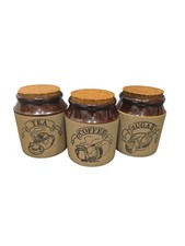Pearsons of Chesterfield Vintage Ceramic Tea Coffee Sugar Canister Set