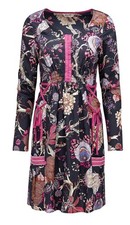 Joe browns,black floral,corset laced,big pocket cotton winter  dress size 20-24