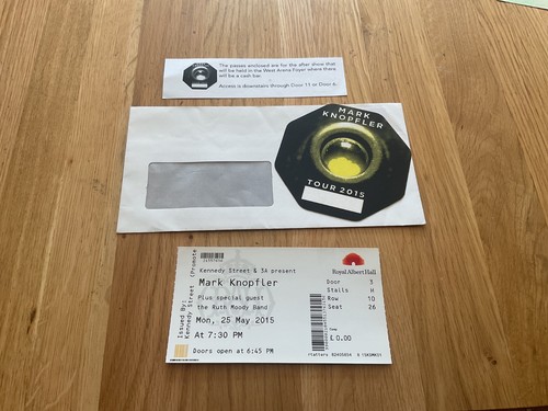Mark knopfler ticket - mark, -ticket