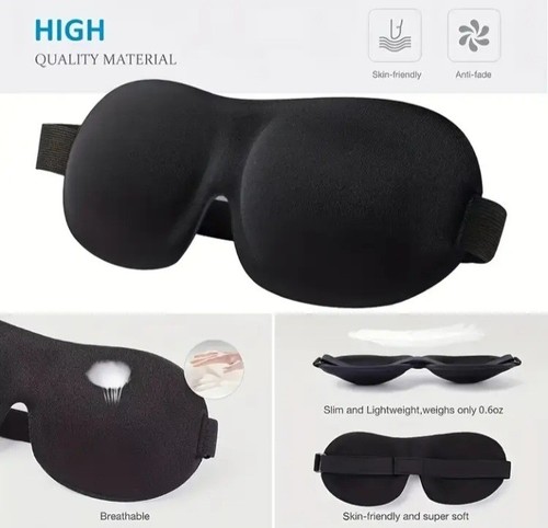 Sleep mask with black - mask, shade