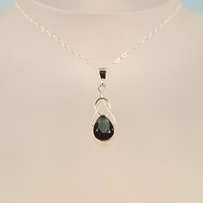 Mystic Topaz Silver Necklace
