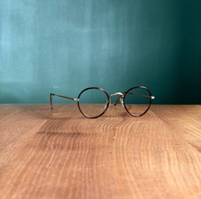 Algha (Savile Row) Glasses | Rare Gold Vintage Frames, Beaufort Panto Spectacle