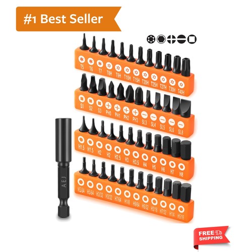 Pack screwdriver bit set - 49-pack,