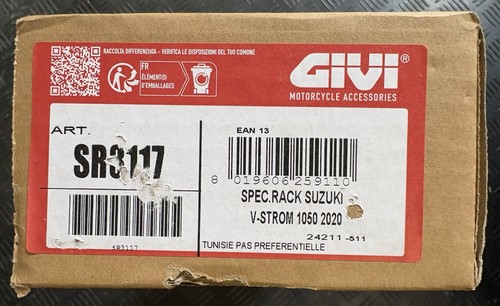 Givi sr3117 rear - rack, suzuki