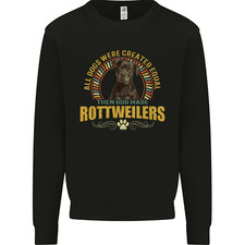 A Rottweiler Dog Kids Sweatshirt Jumper