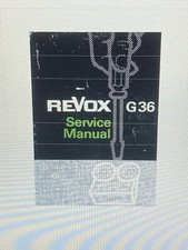 Revox G-36 G36 Service Manual