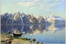 Tile Mural Norway Mountains