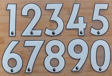 Avery Dennison Premier League Football SHORTS Numbers 2017/18 - 2022/23 - WHITE