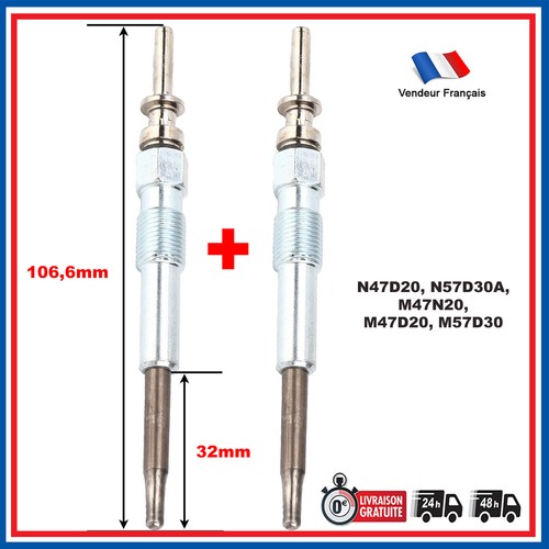 Glow plug for bmw - glow, series