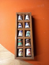 Thimble Display Case with 10