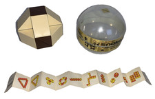 Politoys 1981 Vintage Hungarian Snake Form Construction Game Rubiks Snake.