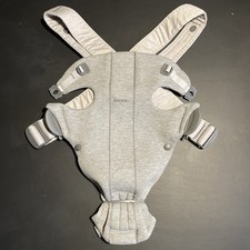 BABYBJORN Baby Carrier Mini Soft Jersey Grey with BEBEAR Winter Cover