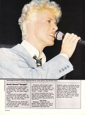 DAVID BOWIE TONIGHT