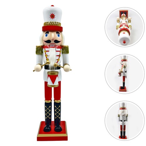 Wooden christmas nutcracker - wooden,