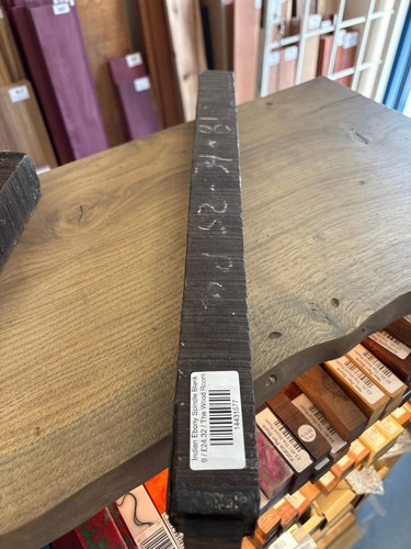 Indian ebony spindle - ebony, blank