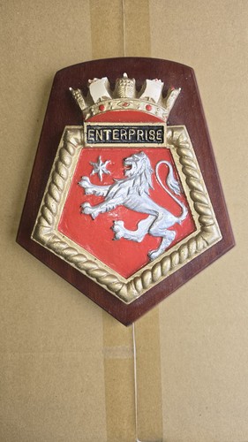 Hms enterprise ship crest - hms,