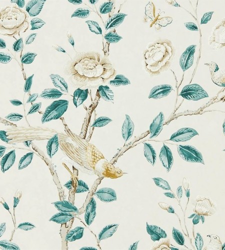 Sanderson curtain fabric - curtain,