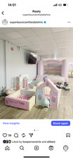 Pastel bouncy castles and soft