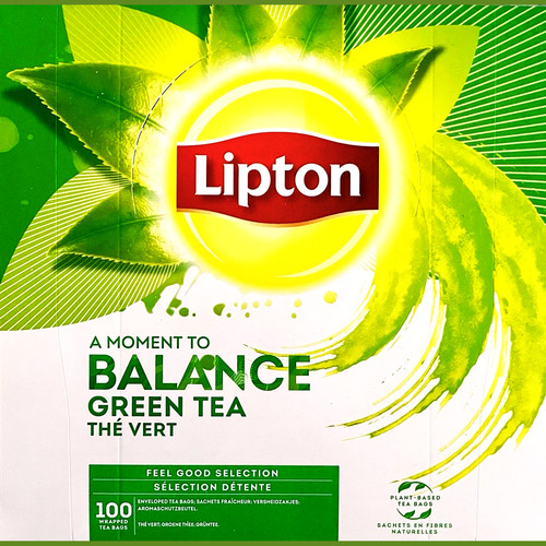 Lipton green tea - bags, 100