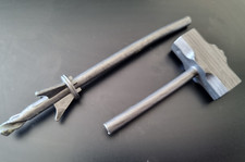 Vintage Robot Wars Sir Killalot Lance & Hammer   - Accessory - Good Condition