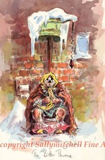 Funny wildlife Badger Christmas cards pack of 10 by Jonathan Walker C450x