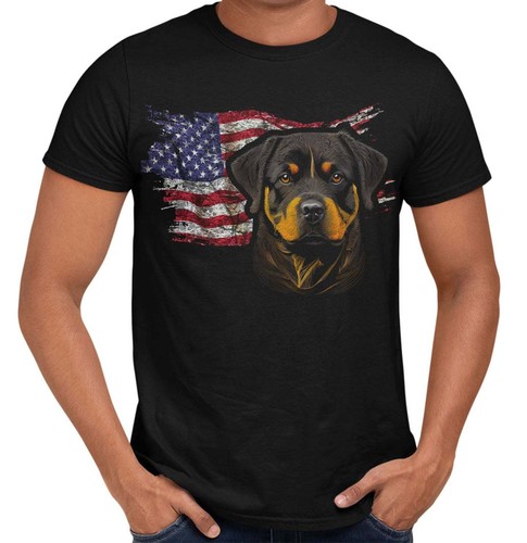 Patriotic rottweiler american - rottweiler,