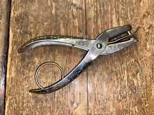 VINTAGE WW2 AIR MINISTRY HOLE PUNCH PLIERS MAUN INDUSTRIES RAF COLLECTIBLE TOOLS