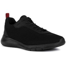 GEOX Trainers Monreale Black Knitted Men's Slip-On  Size 6.5 for Activewear