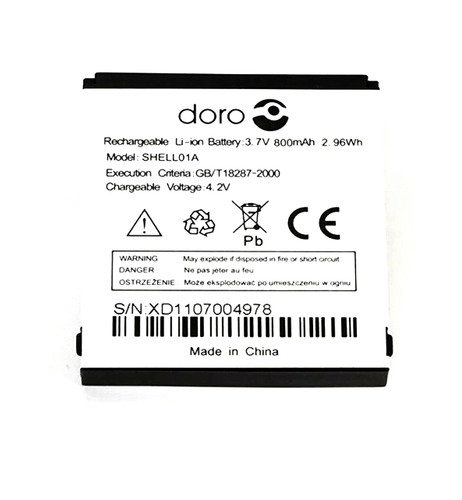 Battery compatible with doro - compatible,