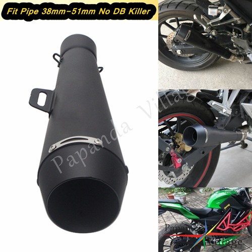 Black exhaust pipe muffler - black,