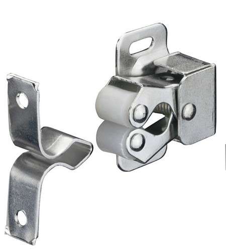 Double roller catch bronze - double,