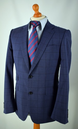 Mens blue checked - blue,