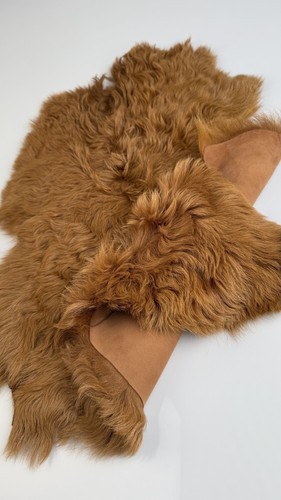 Camel brown shearling - brown,