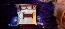 1/12 doll House Art Deco Double  Bed & 2  NEW Wall Lamps  read 1ST