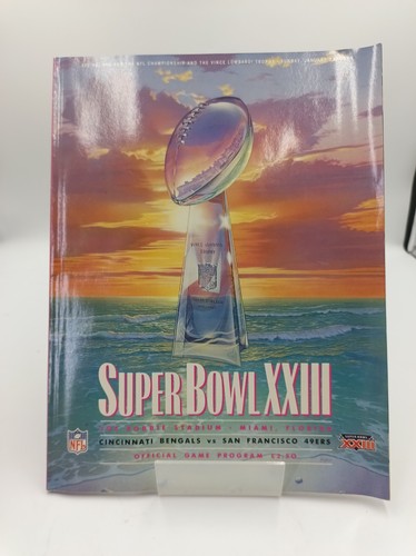 Official super bowl xxiii - bowl, 1989